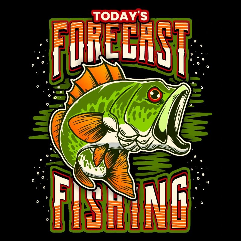 Rétro Vintage Poisson, Pêche, Pêcheur Dire
