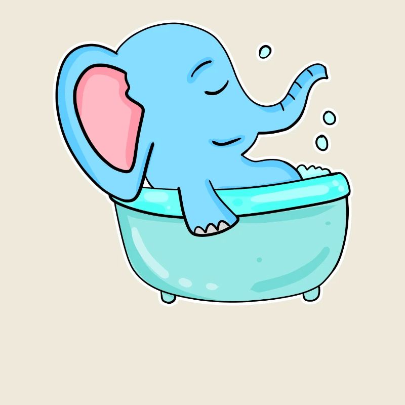 Bathtub Elephant
