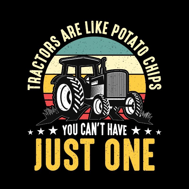 Les tracteurs de moissonneuse-batteuse sont comme la culture de croustilles