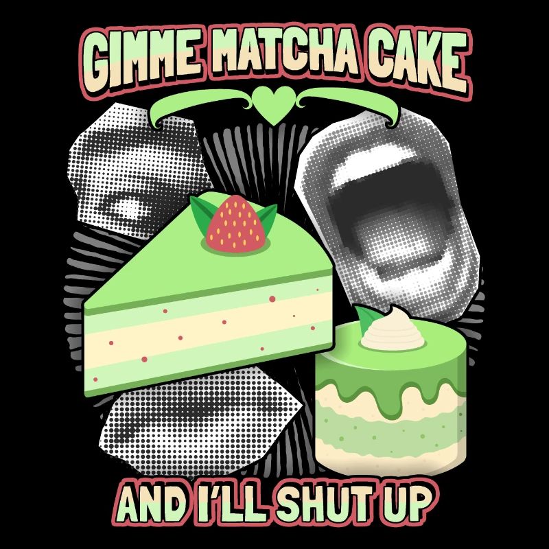 Gâteau Matcha, Matcha vert, dicton drôle
