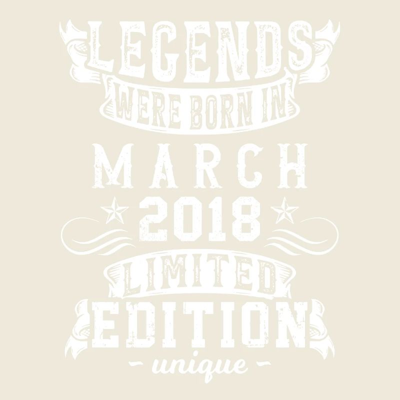 Anniversaire Mars 2018 Année Édition Limitée