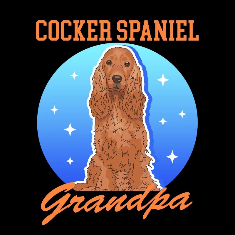Cocker Spaniel grand-père chien Cocker Spaniel cadeau