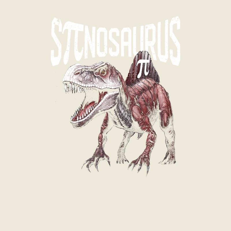 Funny Spinosaurus Pi Day Math Dinosaur
