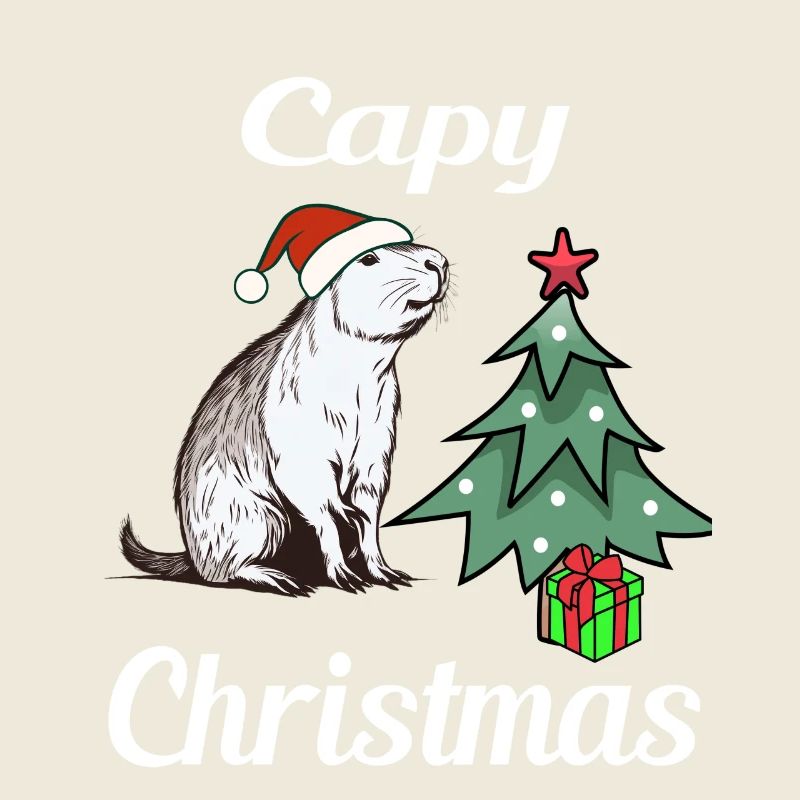 Capy Christmas Weihnachts Capybara