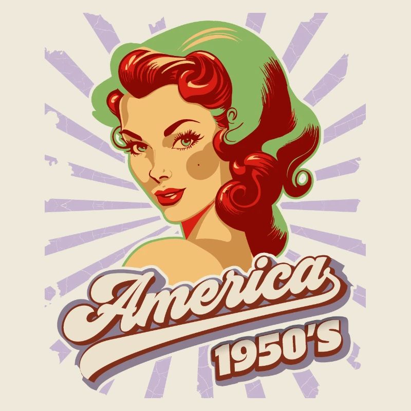 Pin-up, America, USA, Rock'n'Roll, 1950s