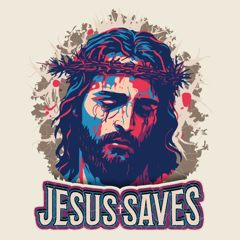 Jésus-Christ avec la couronne d’épines sur le chemin de la Passion