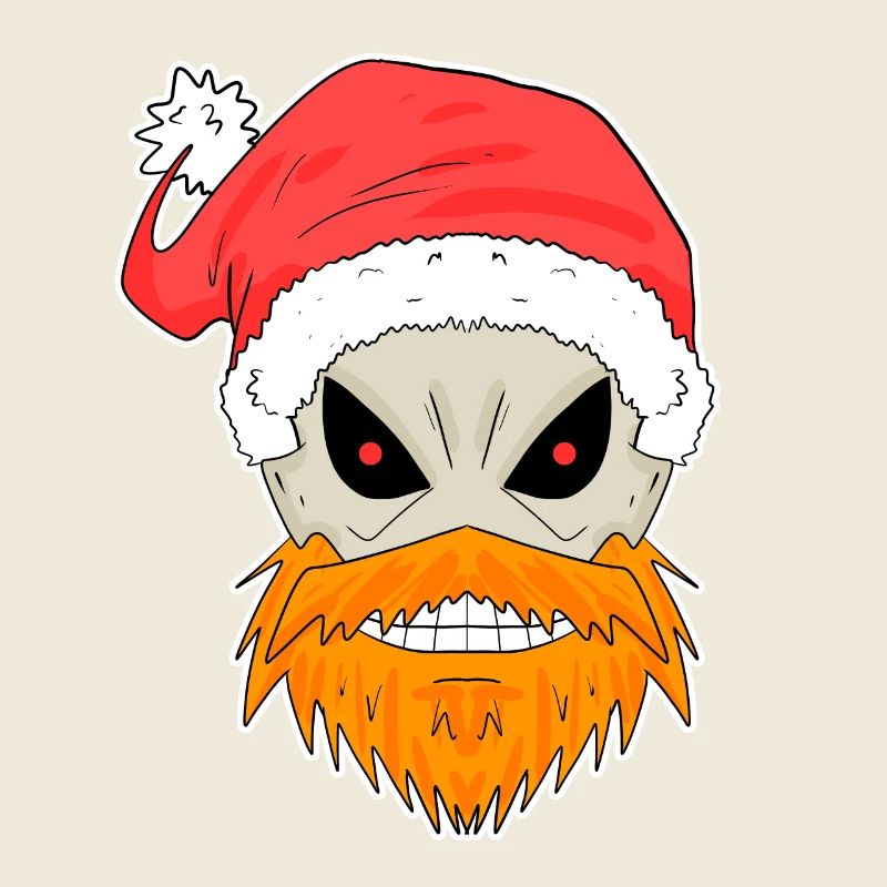 Crâne de Père Noël