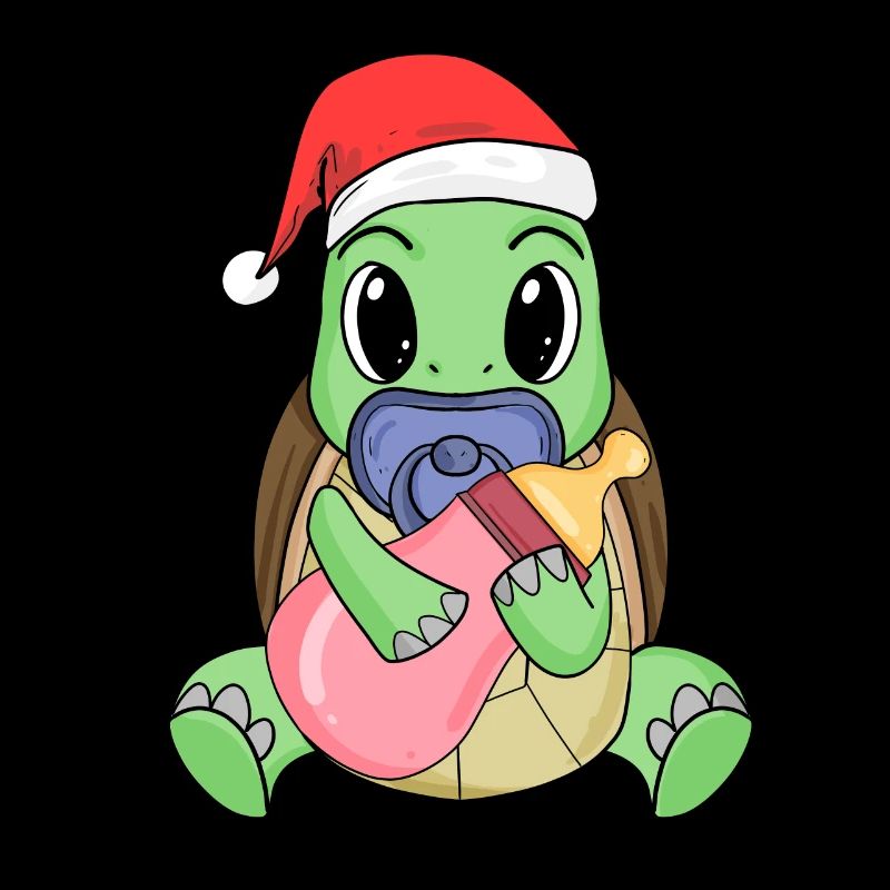 Tortue bébé Noël