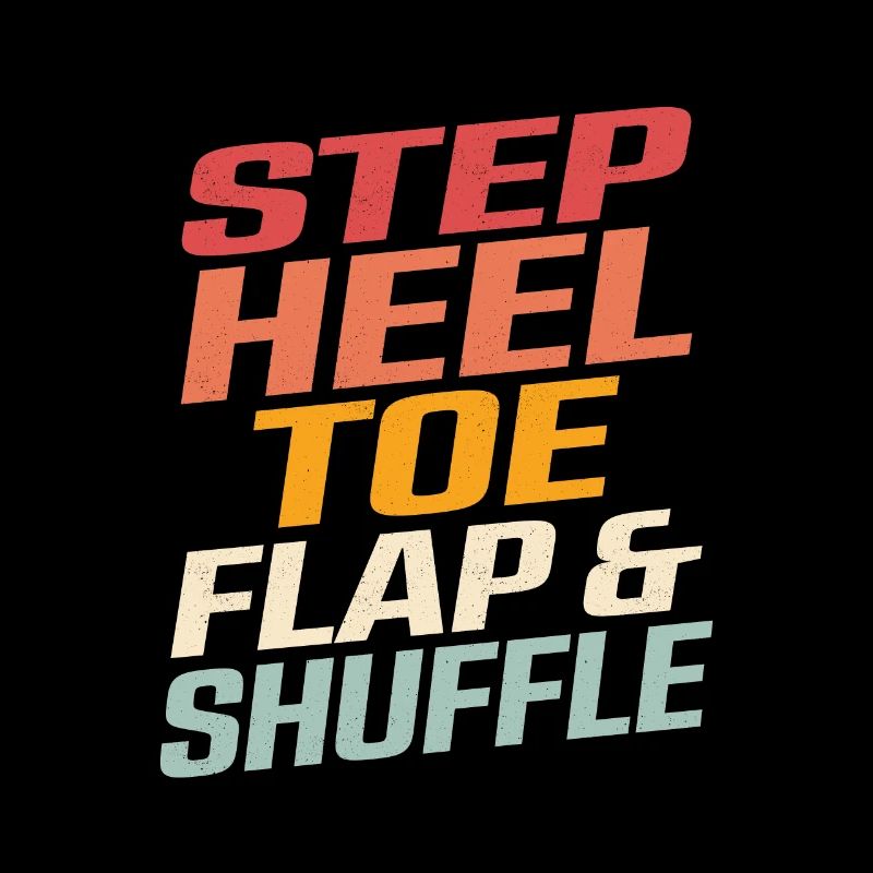 Step, Talon, Orteil, Rabat et Shuffle Tap Dancer Tap Dan