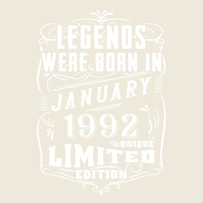Anniversaire Janvier 1992 Année Edition Limitée