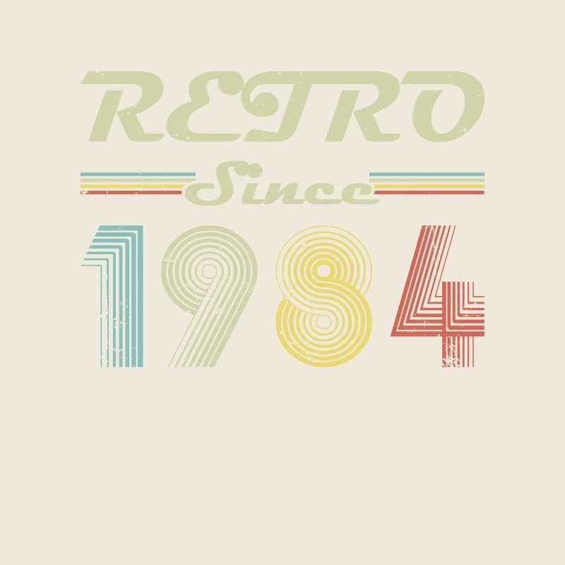 Retro seit 1984 Geburtstagsgeschenk
