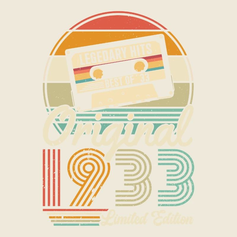 Retro Geburtstag 1933