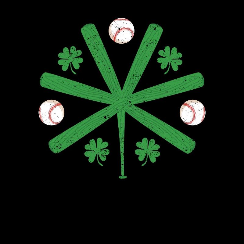 Lustige Baseballschläger Kleeblatt Kleeblatt