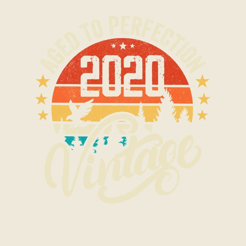 2020 Vintage Vintage Retro Birthday Gift