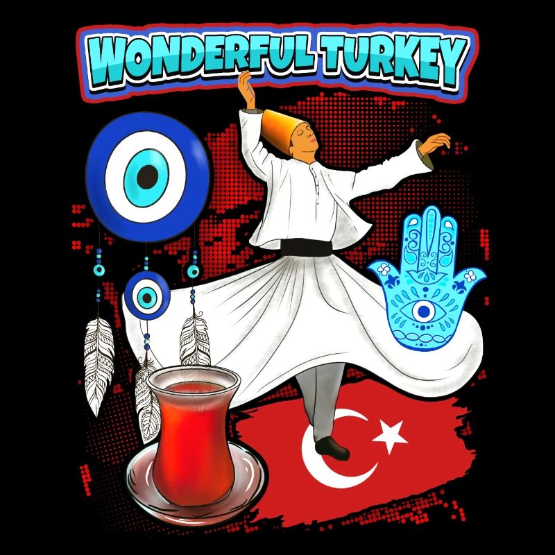 Turquie, Derviches, Thé Turc, Oeil Turc