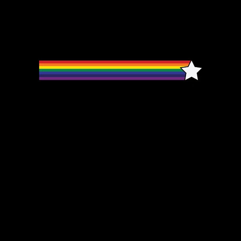 espace d’étoiles LGBTQ coloré
