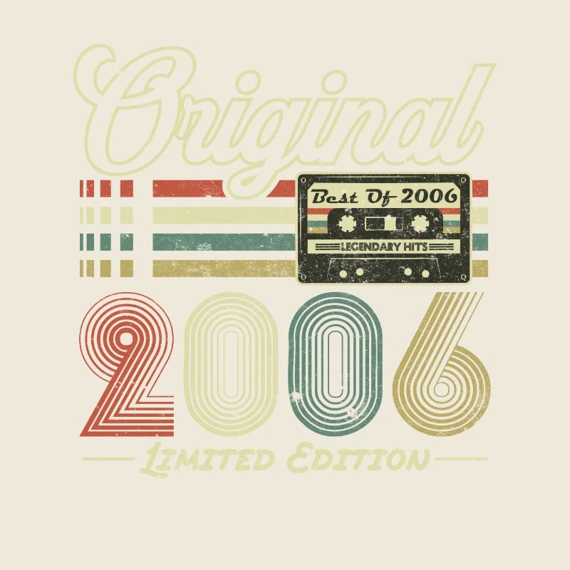 Original 2006 Vintage Vintage Retro Birthday