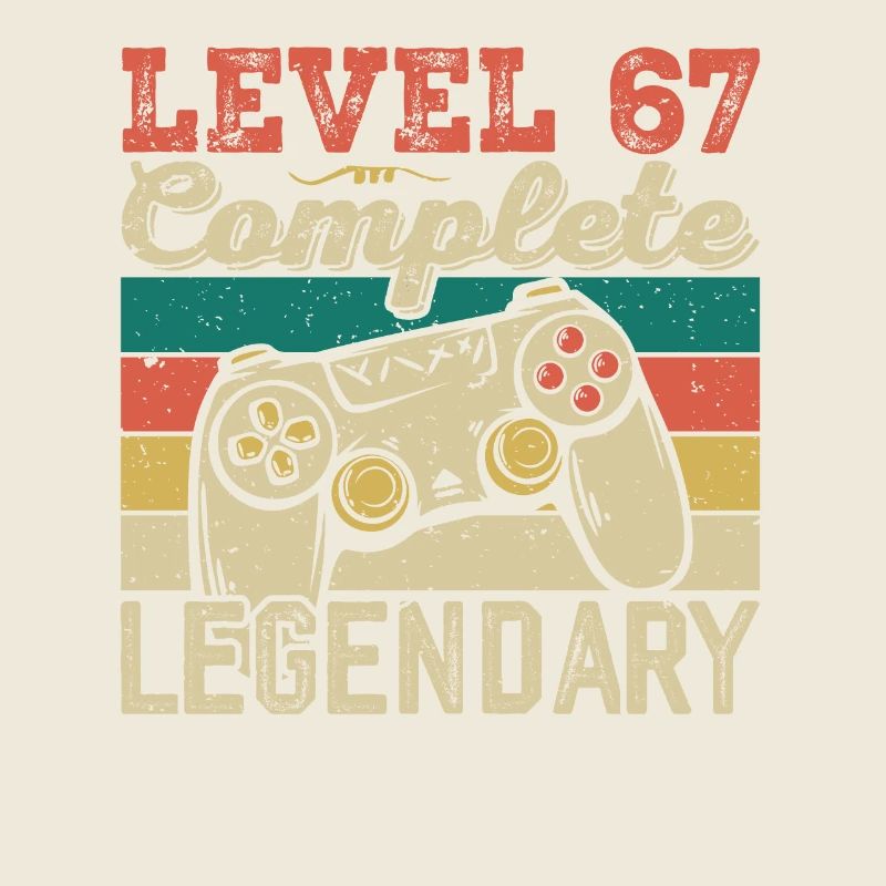 Stufe 67 abgeschlossen, 67 Geburtstagsgeschenk