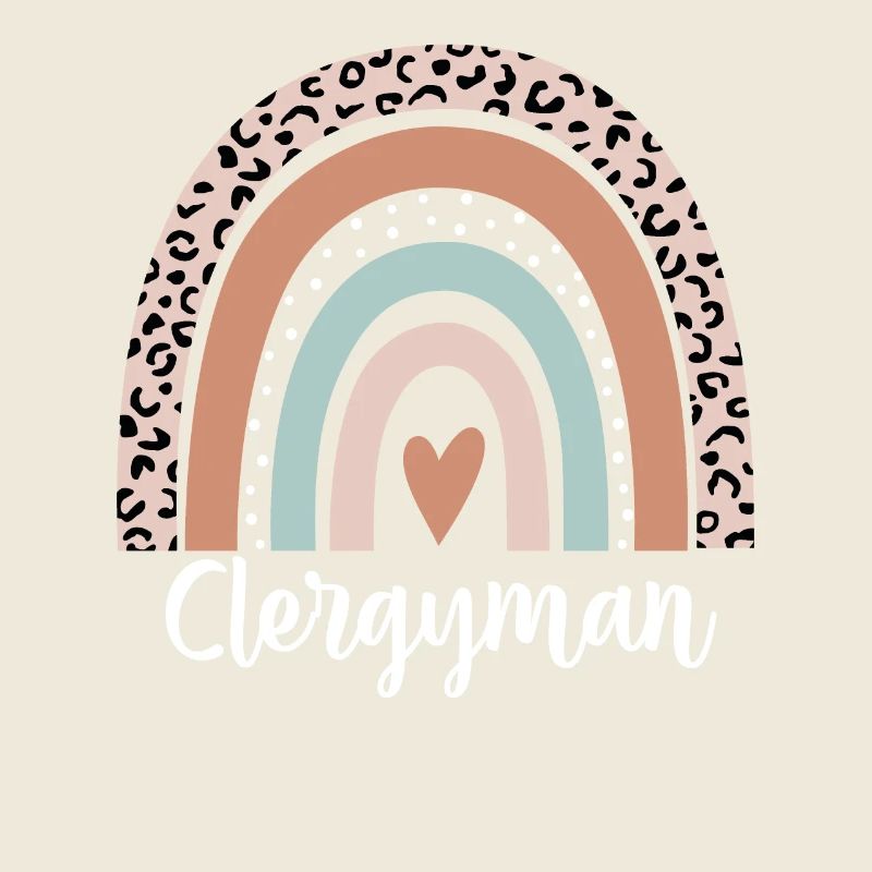 Ecclésiastique Arc-en-ciel Léopard Drôle Ecclésiastique