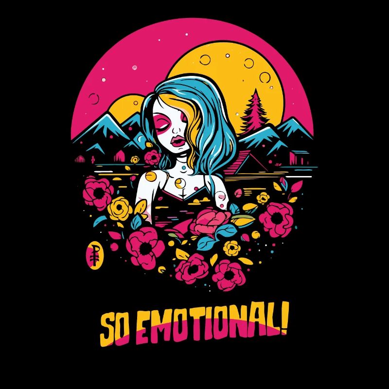 Tellement émouvante, fille emo avec du cœur et de la nature