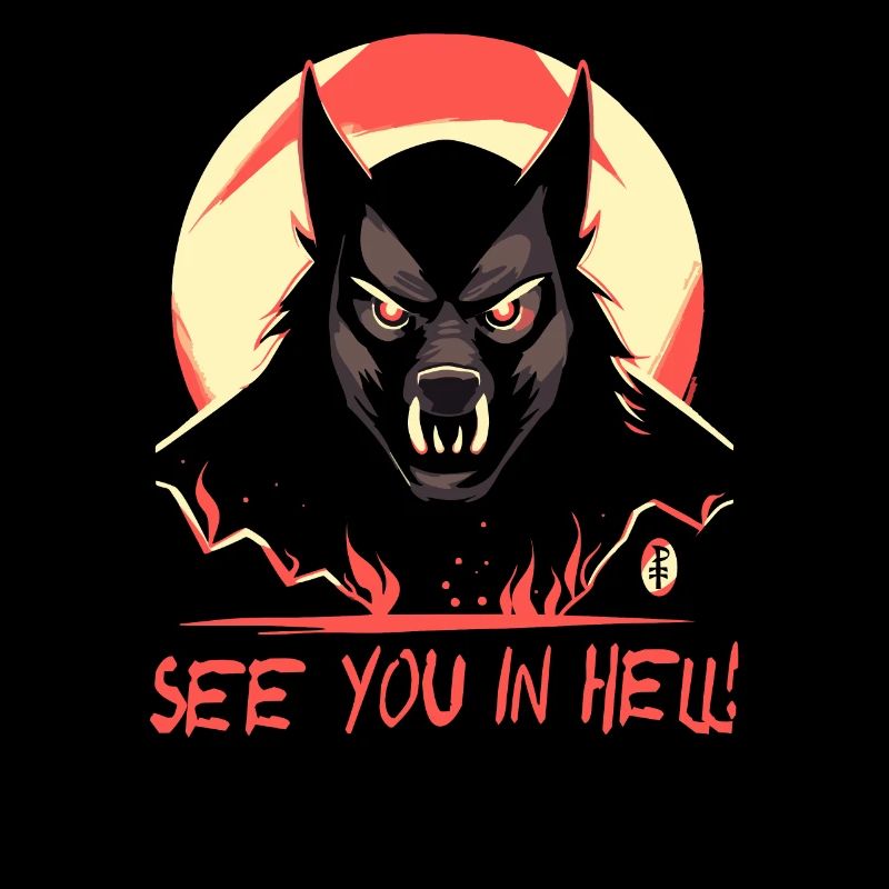 Cartoon Hellhound, See You in Hell