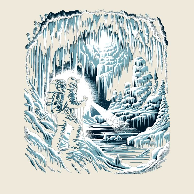 Spéléologie de glace Vêtements d’aventure Grotte de glace
