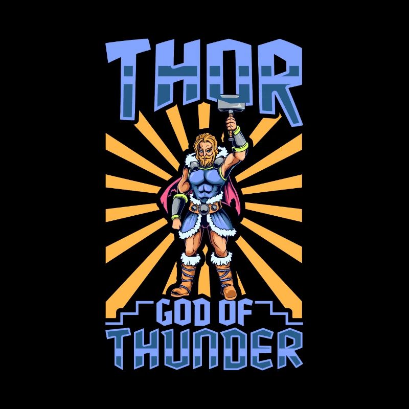 Dieu Viking du Tonnerre Thor