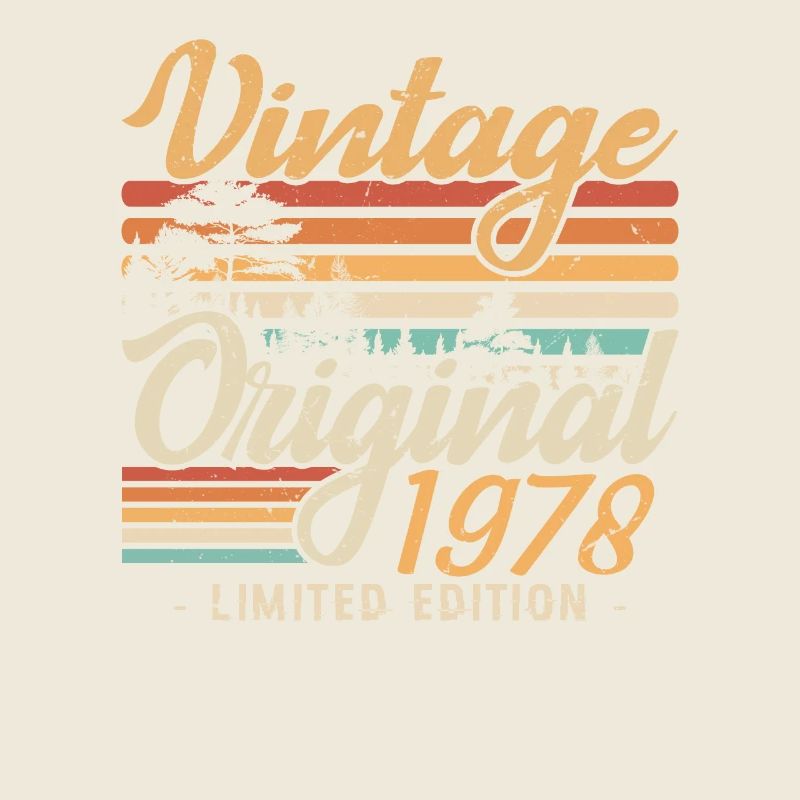 Vintage Anniversary Made in 1978 Retro 1978