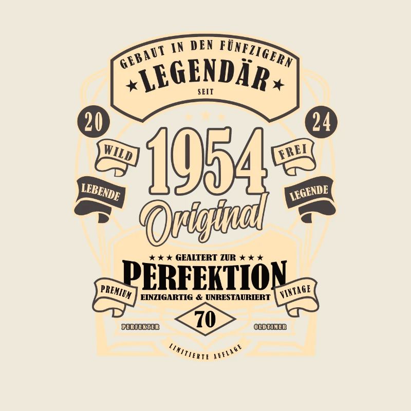 70. Geburtstag, Geschenk, Legende, Original, 1954