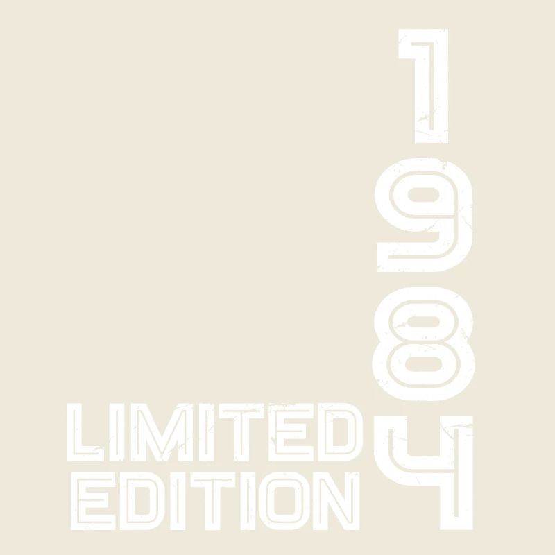 40e anniversaire 1984 Année de naissance Edition limitée