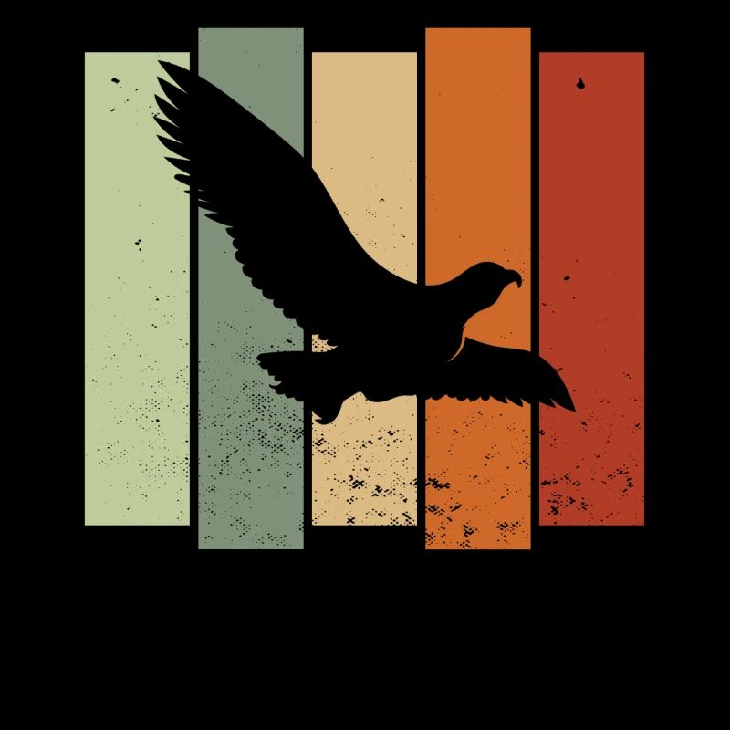 Falcon Retro Birdwatching Bird Watcher