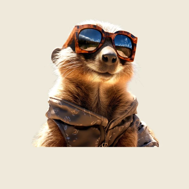 Erdmännchen Sonnenbrille Süßes Surikate Liebhaber