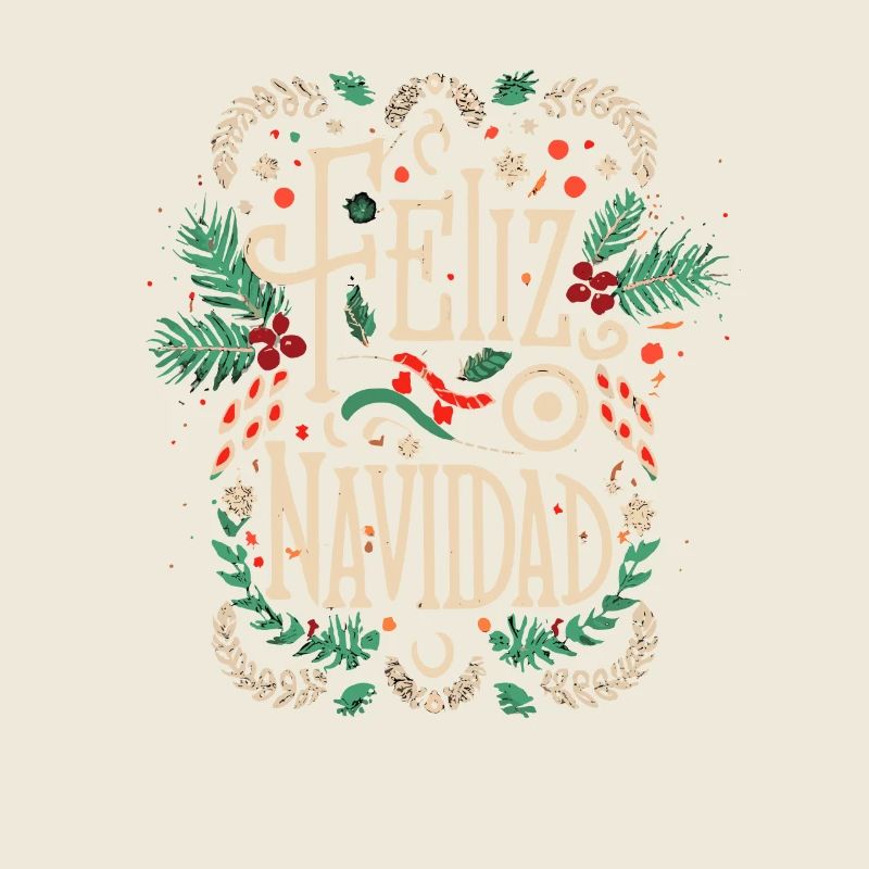 Vintage joyeux Noël rétro mexicain Noël span