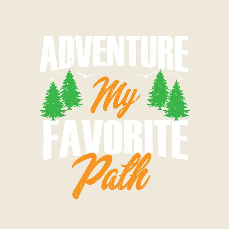 Adventure, my Favorite Path. Typografie.