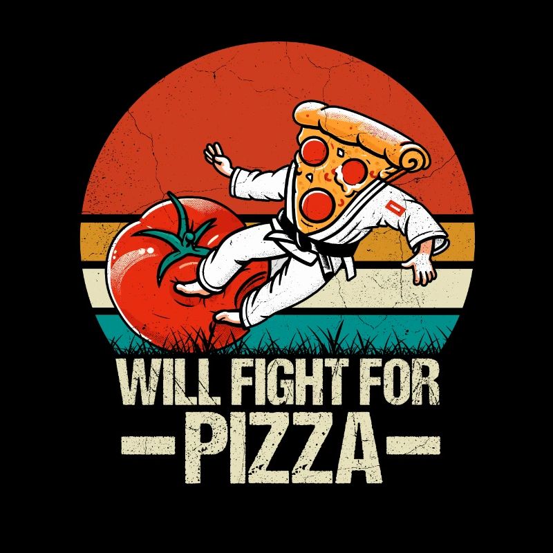 Wird für Pizza Karate kämpfen