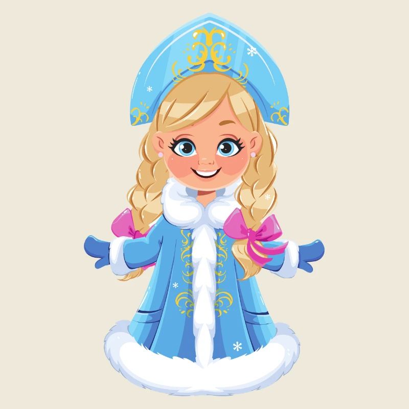 Ded Moroz Snegurotschka russischer Weihnachtsmann