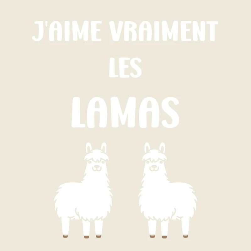 Humour mignon petit lama