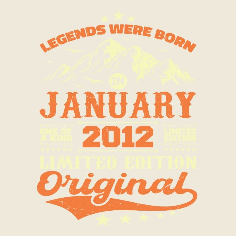 Legendär seit Januar 2012 Vintage Retro 2012