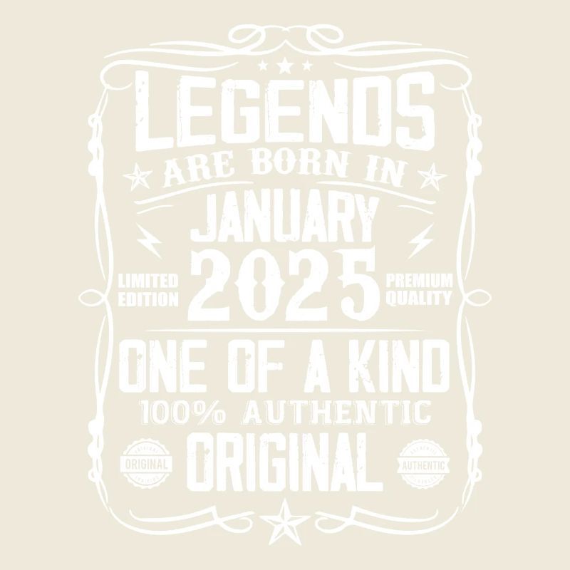 Birthday gift born in January 2025