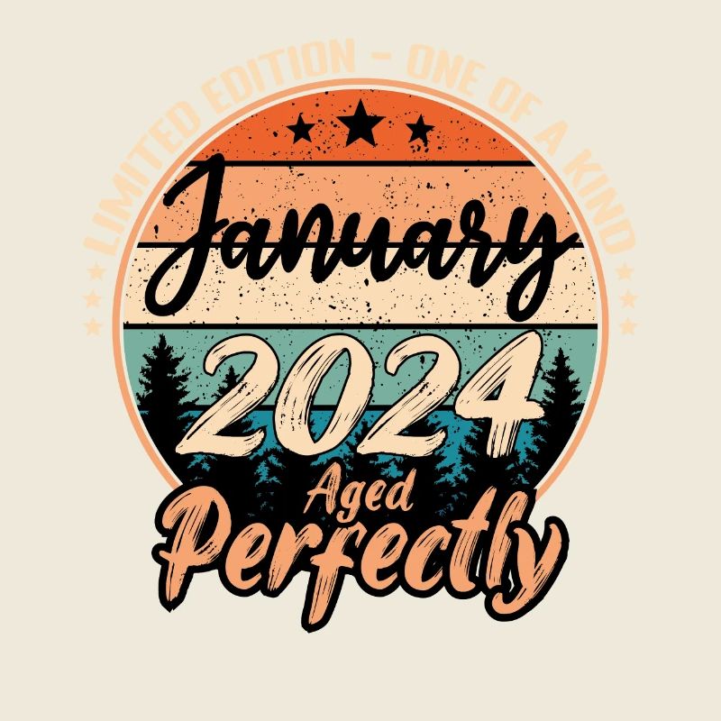 Janvier 2024 anniversaire 2024 légendes Janvier