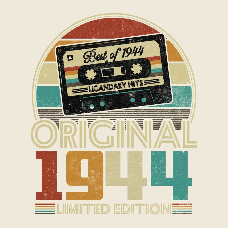 Original 1944 80e Anniversaire Cadeau Vintage