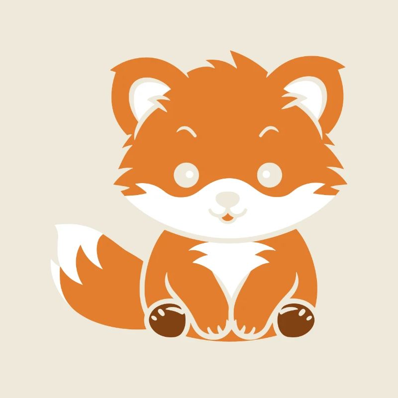 Fuchs liebt den kleinen roten Panda