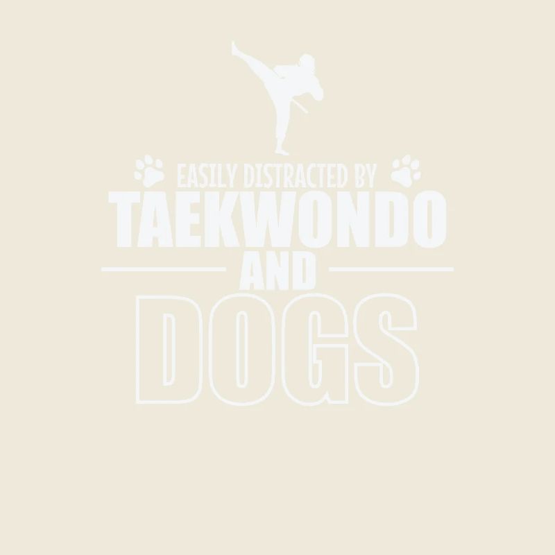 Facilement distrait par le taekwondo et les chiens