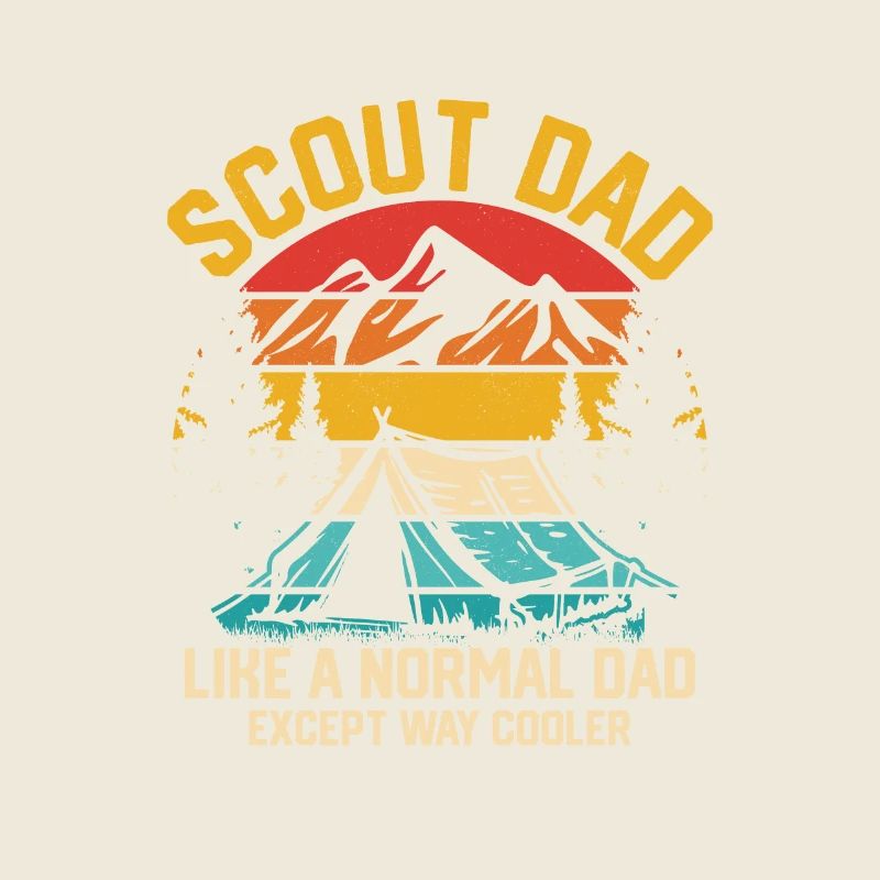 Epic Scout Dad: Cooler than Average Tee