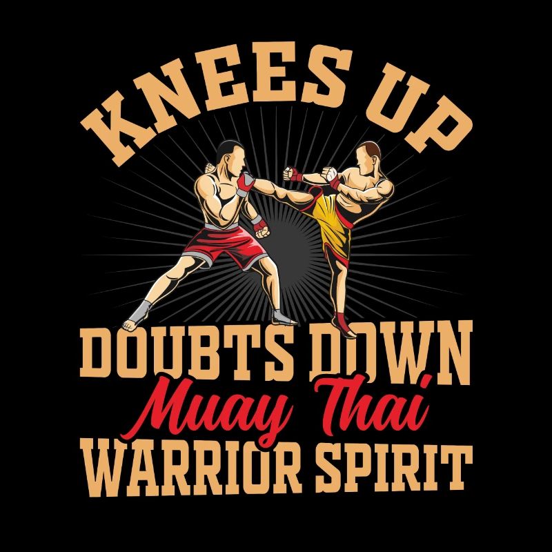 Knees up doubts down Muay Thai warrior spirit