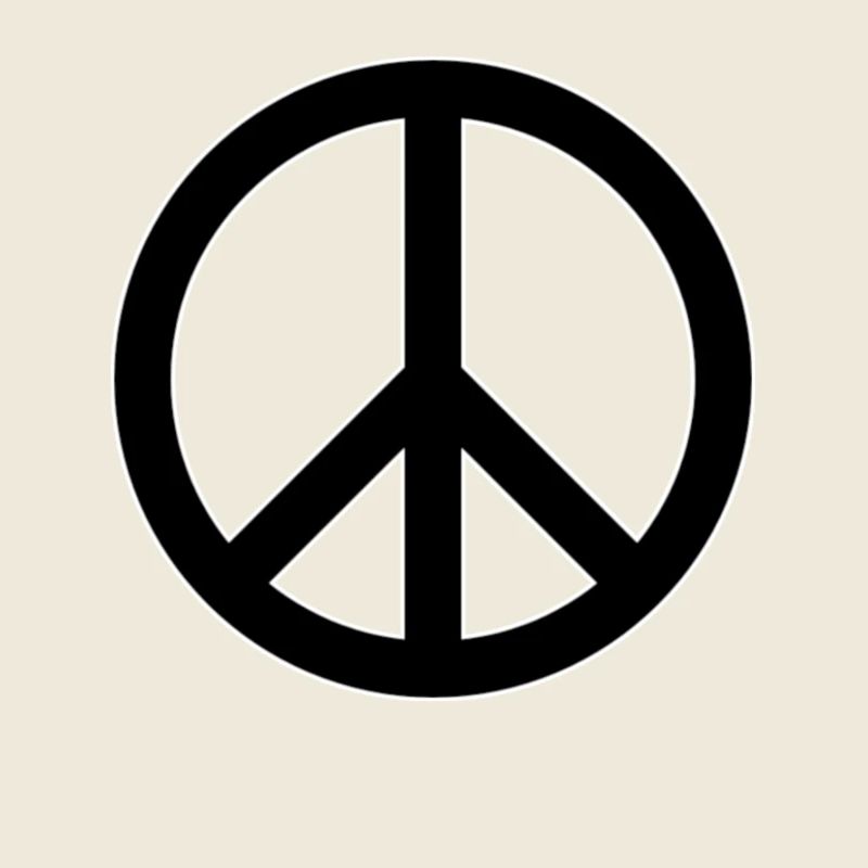 PEACE - Peacesymbol - Friedenszeichen Peacezeichen