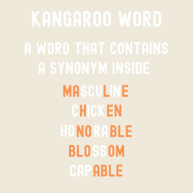 Känguru Wörter Synonym Grammatik