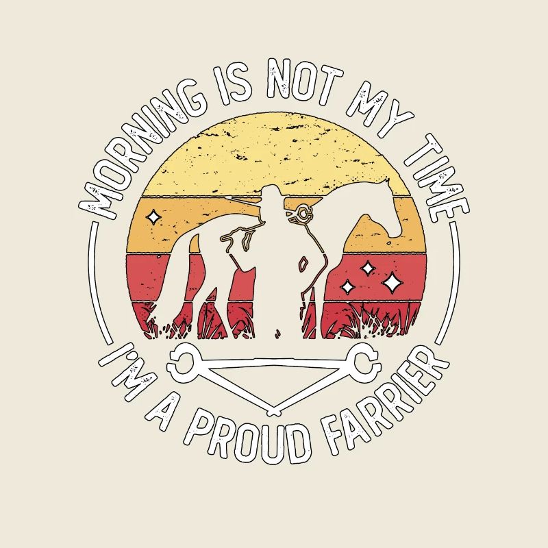 Le matin du maréchal-ferrant n’est pas mon heure, je suis un forgeron