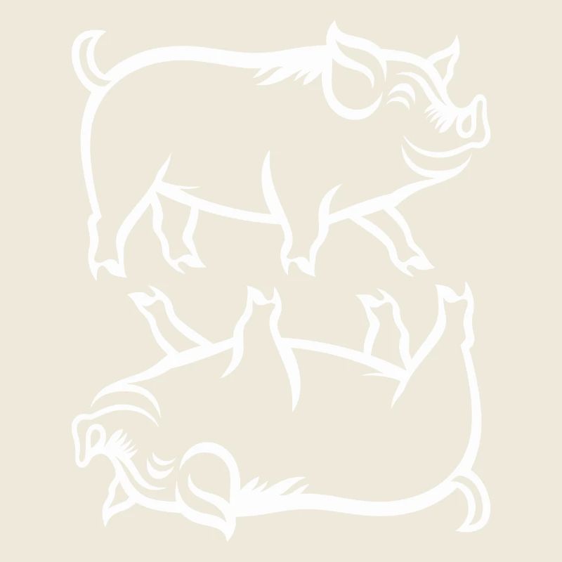 Humor Kleines Wildschwein
