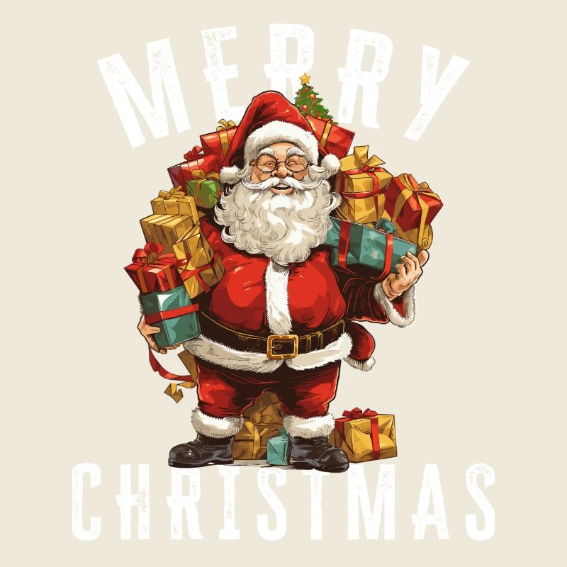 Père Noël - Noël - Motif de Noël